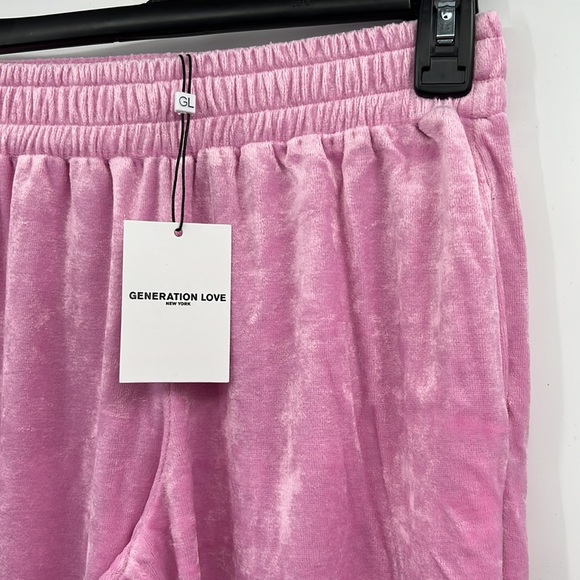 🆕Generation Love Bubblegum Pink Soft Ivy Joggers Loungers Track Choose Love - Picture 5 of 12